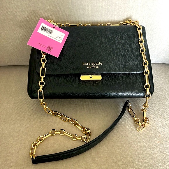 Brand NWT- Kate Spade Carlyle Medium Shoulder Handbag - black